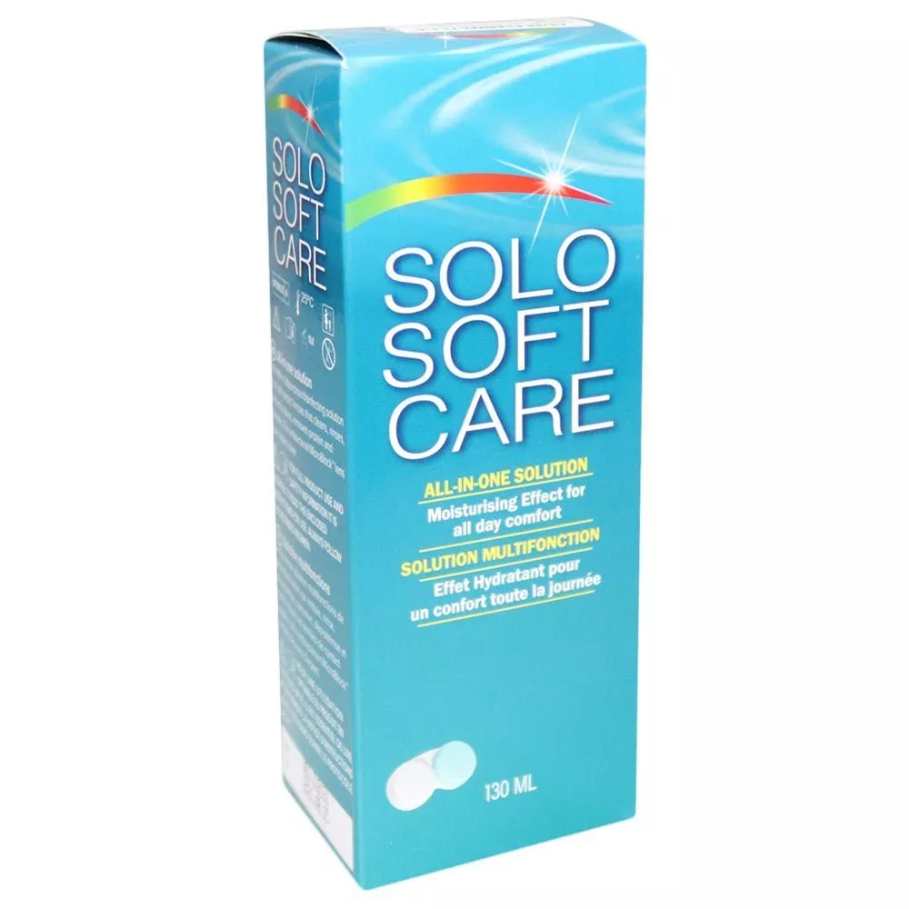 Solo Soft Care Multipurpose Solution for Soft Contact Lenses 130ml